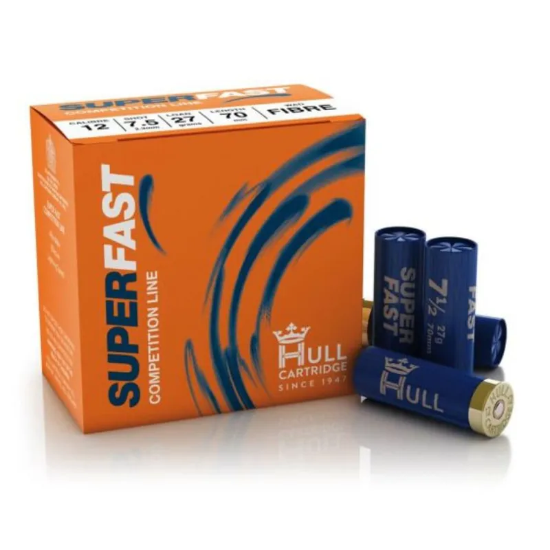 Hull Super Fast Shotgun Cartridge 12x7.5x27g FW 250